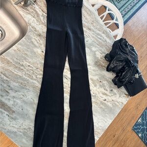 ALO ribbed Black Women's Pants